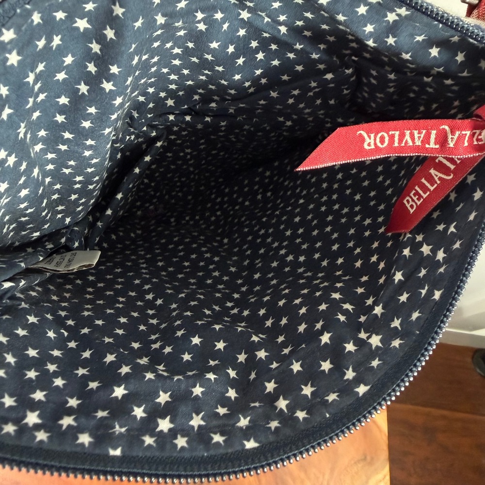 Bella Taylor Quilted Patchwork Crossbody Bag Americana Red/WhiteBlue Stars Plaid - Picture 9 of 15